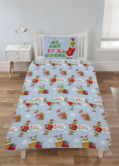 The Grinch Blue Duvet Set