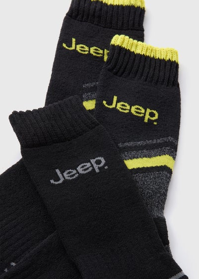 Jeep Black Work Socks