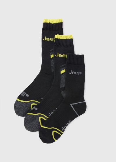 Jeep Black Work Socks