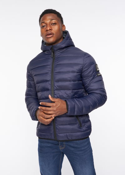 Crosshatch Navy Gattering Jacket