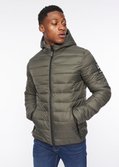 Crosshatch Olive Gattering Jacket