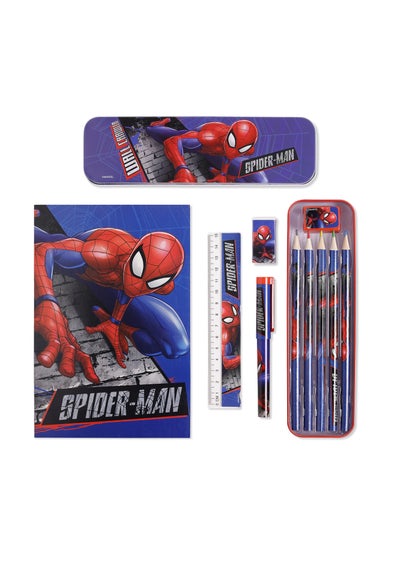 Marvel Spiderman Red/Blue Stationary Set