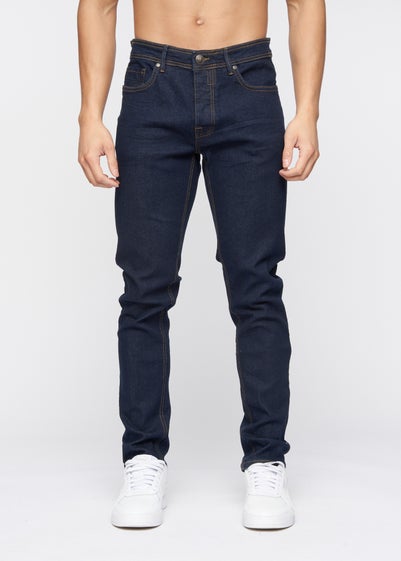 Crosshatch Indigo Wash Buraca Slim Fit Jean