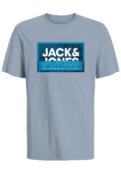 Jack & Jones Kids Blue Logo T-Shirt (8-16yrs)