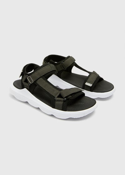Soleflex Black Trecking Sandals