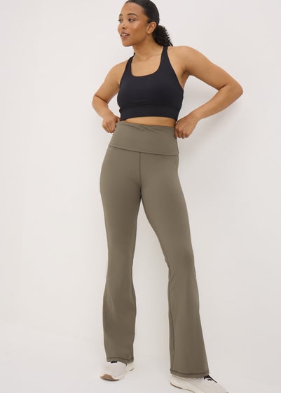 Souluxe Mocha Flared Leggings