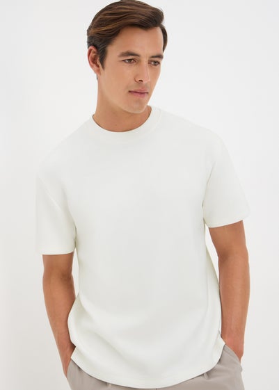 Ecru Smart Scuba T-Shirt