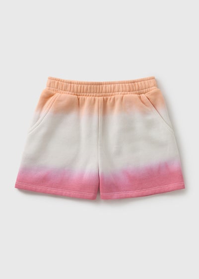 Girls Pink Tie Dye Shorts (7-15yrs)