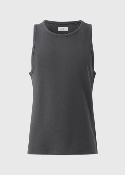 Grey Textured Vest