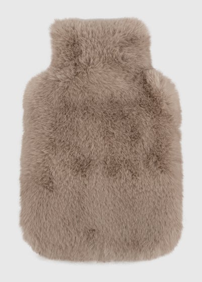 Totes Toasties Ladies Textured Faux Fur Hot Water Bottle