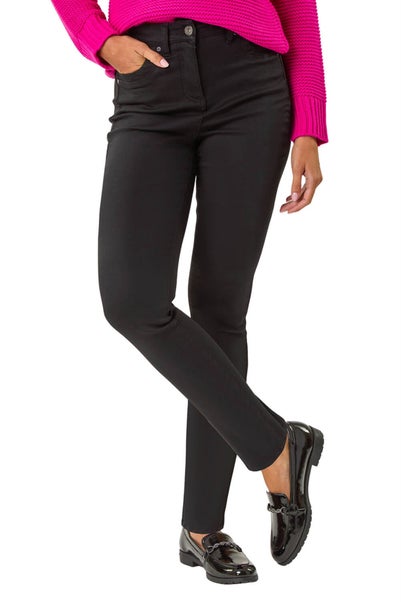 Roman Black Slim & Shape Enhance Stretch Jeans