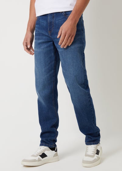 Threadbare Blue Slim Fit Premium Jeans With Stretch