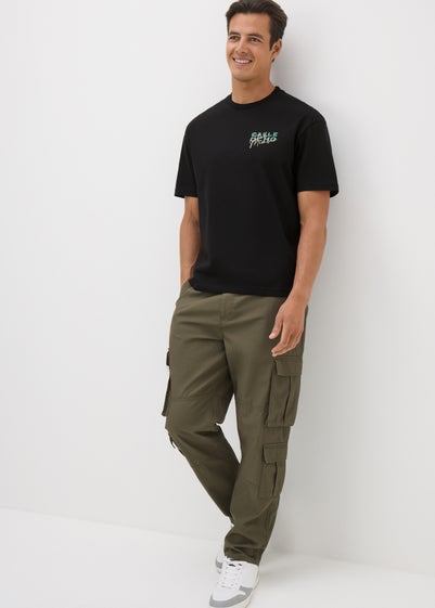 Black Miami Tennis T- Shirt