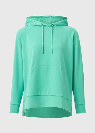 Green Longline Hoodie
