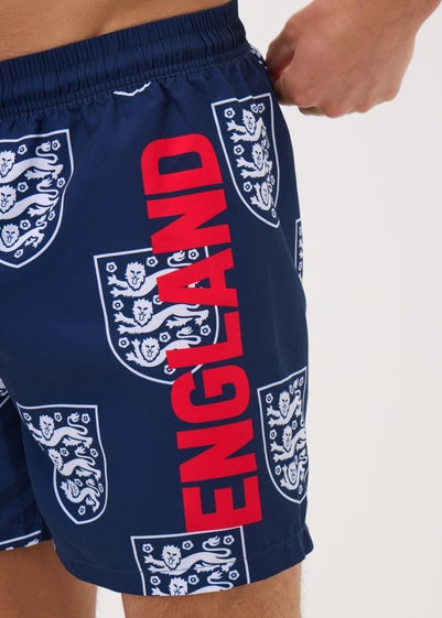 England Navy Swim Shorts