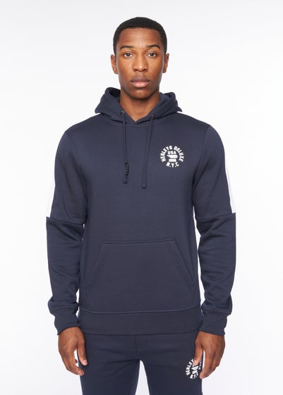 Henleys Navy  Calyer Hoodie