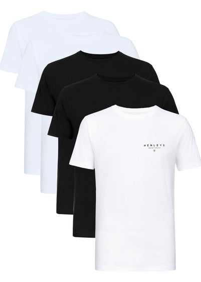 Henleys Assorted 5-Pack Hencinq A T-Shirt