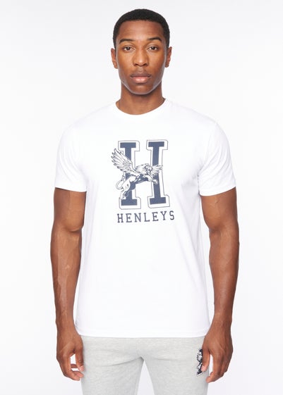 Henleys Optic White  Belton T-Shirt