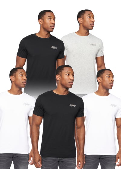 Henleys Assorted 5-Pack Script T-Shirt