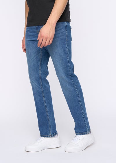 Duck & Cover Denim Blue Hydras Straight Leg Jeans