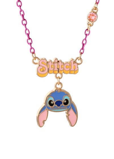 Disney Lilo & Stitch Multi Enamel Costume Necklace