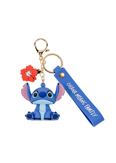 Disney Lilo &  Stitch Blue 3D Keychain