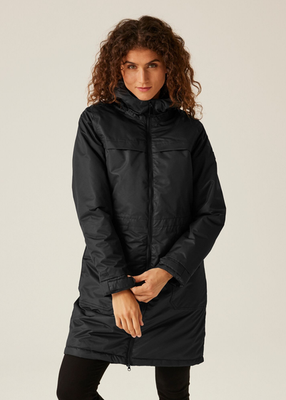 Regatta Black Romine II Waterproof Parka Jacket