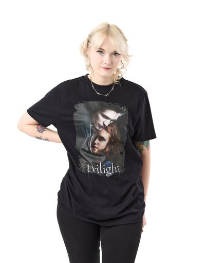 Twilight Black Movie Poster Short Sleeved T-Shirt