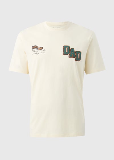 Ecru Dad Printed T-Shirt