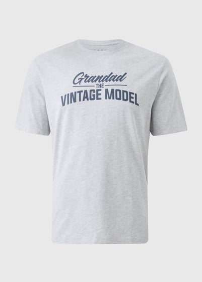 Grey Grandad Vintage Model T-Shirt