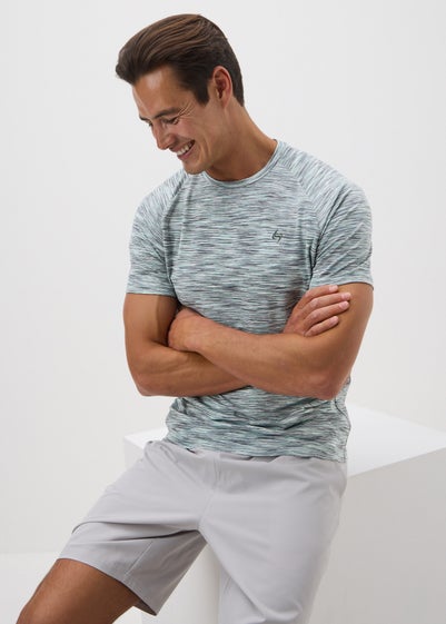 Souluxe Grey Two Tone T-Shirt