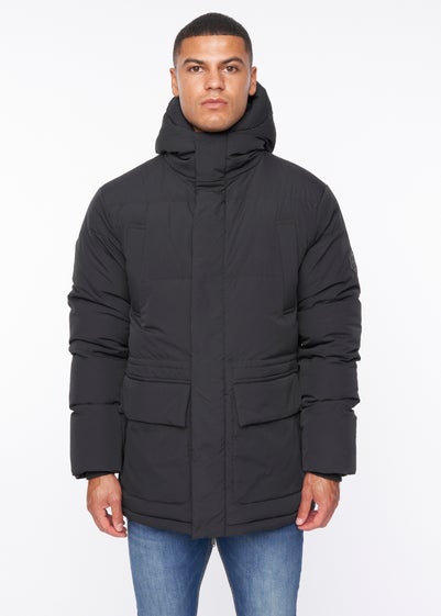 Duck & Cover Black Fletchley Puffer Jacket