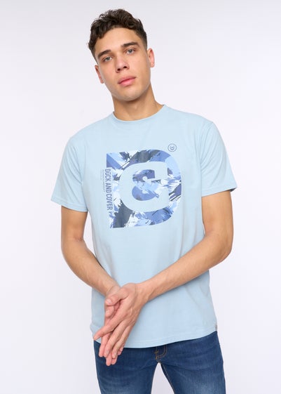 Duck & Cover Sky Blue Deecee T-Shirt