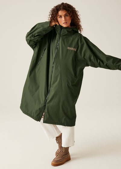 Regatta Dark Khaki Adult Changing Waterproof Hydrofort Robe