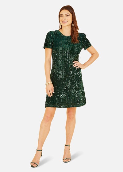 Mela Green Sequin Tunic