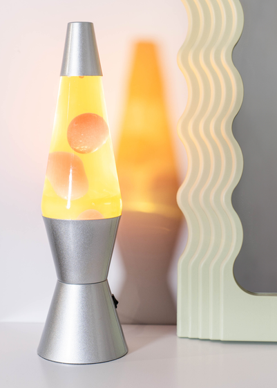 ValueLights Razzo LED Yellow and Red Lava Lamp (37.5cm x 10.5cm x 10.5cm)