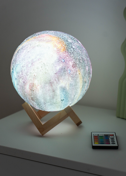 ValueLights Neptune Remote Control Colour Changing LED Planet Lamp (22cm x 18cm x 18cm)