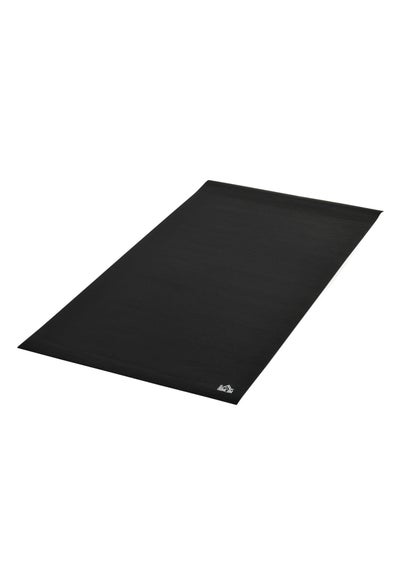 HOMCOM Black Thick Gym Equipment Mat Non-slip Floor Protector Mat