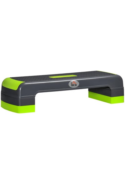 HOMCOM Aerobic Step Three-Level Adjustable Exercise Stepper for Home Office