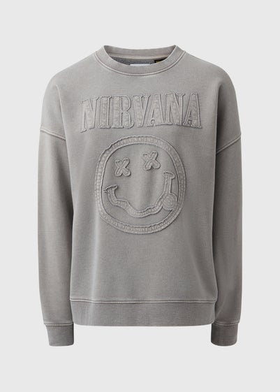 Charcoal Washed Nirvana Sweatshirt