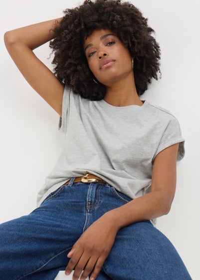 Grey Marl Short Sleeve T-Shirt