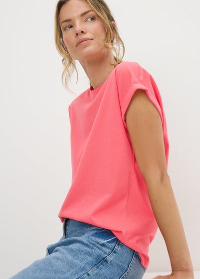 Coral Short Sleeve Top