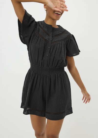 Black Lace Playsuit