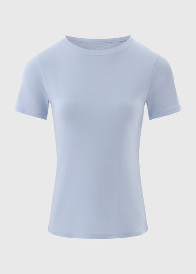 Pale Blue Fitted T-Shirt