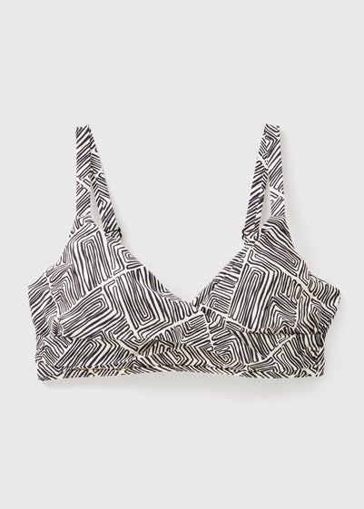 DD+ Black Mono Shapewear Bikini Top