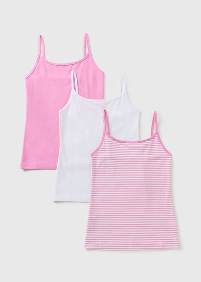 3 Pack Pink Cami Tops