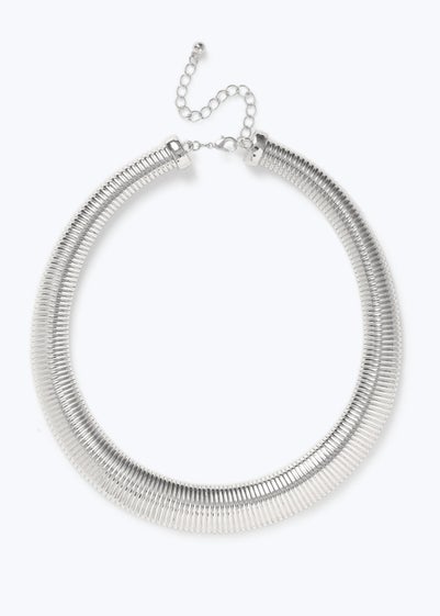 Muse Silver Ridge Torq Necklace