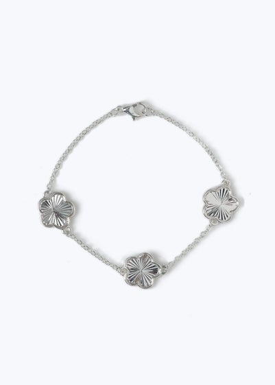 Muse Silver Flower Bracelet