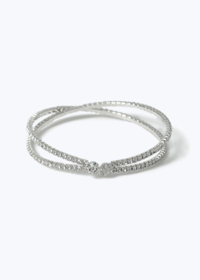 Muse Silver Cupchain Bangle