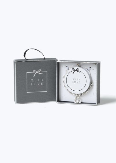 Muse Silver Gift Boxed Clover Bracelet